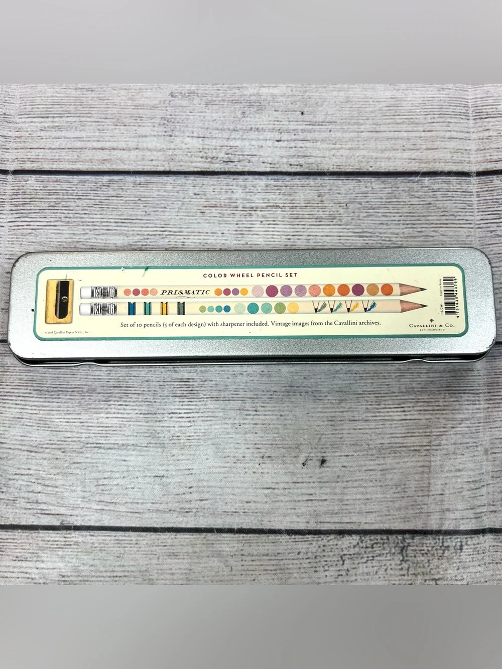 Cavallini Papers & Co Color Wheel Pencil Set of 3 Art Drawing